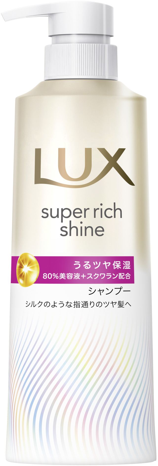 ユニリーバ・ジャパン ラックス スーパーリッチシャイン モイスチャー 保湿シャンプー ポンプ 400G/パック（ご注文単位1パック）【直送品】