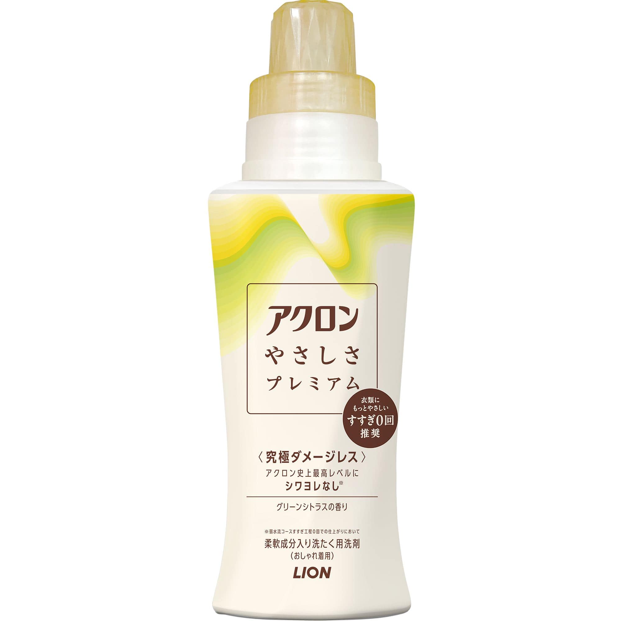 ライオン アクロンやさしさプレミアム グリーンシトラスの香り 本体 420mL/パック（ご注文単位1パック）【直送品】