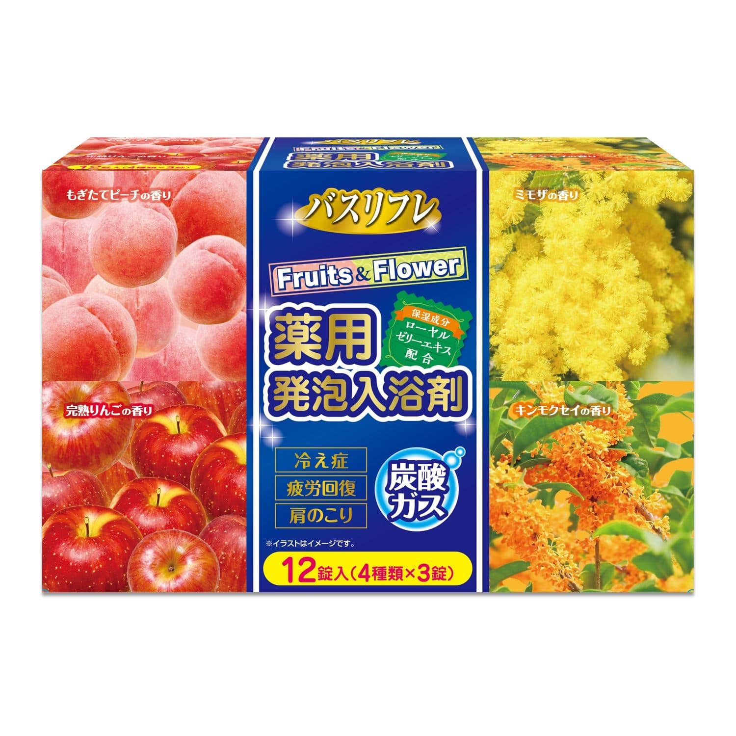 ライオンケミカル バスリフレ薬用発砲入浴剤 12錠/パック（ご注文単位1パック）【直送品】