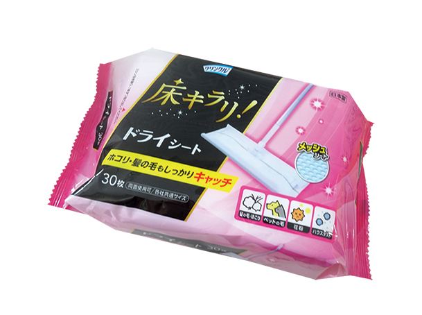 ライフ堂 クリンクル床キラリドライシート30枚 30枚/パック（ご注文単位1パック）【直送品】