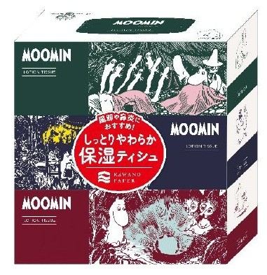 河野製紙 ムーミンローションティシュ 200組/パック（ご注文単位1パック）【直送品】