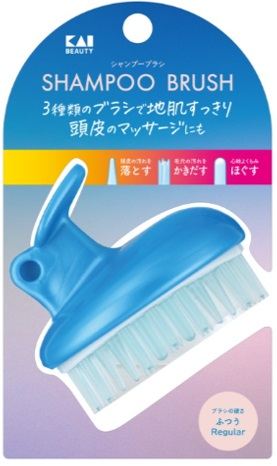 貝印 シャンプーブラシ レギュラー 1個/パック（ご注文単位1パック）【直送品】