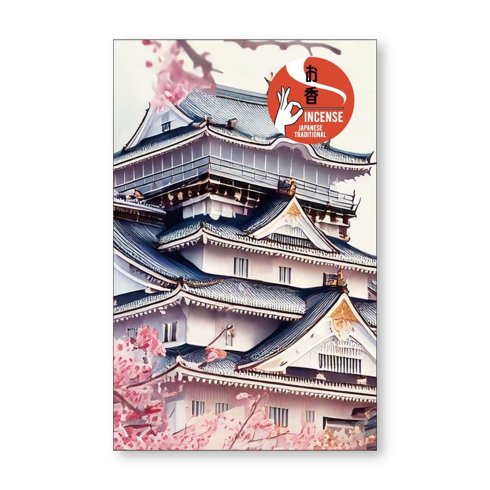 日本香堂 お土産インセンス ジャスミンの香り お城 8本/パック（ご注文単位1パック）【直送品】
