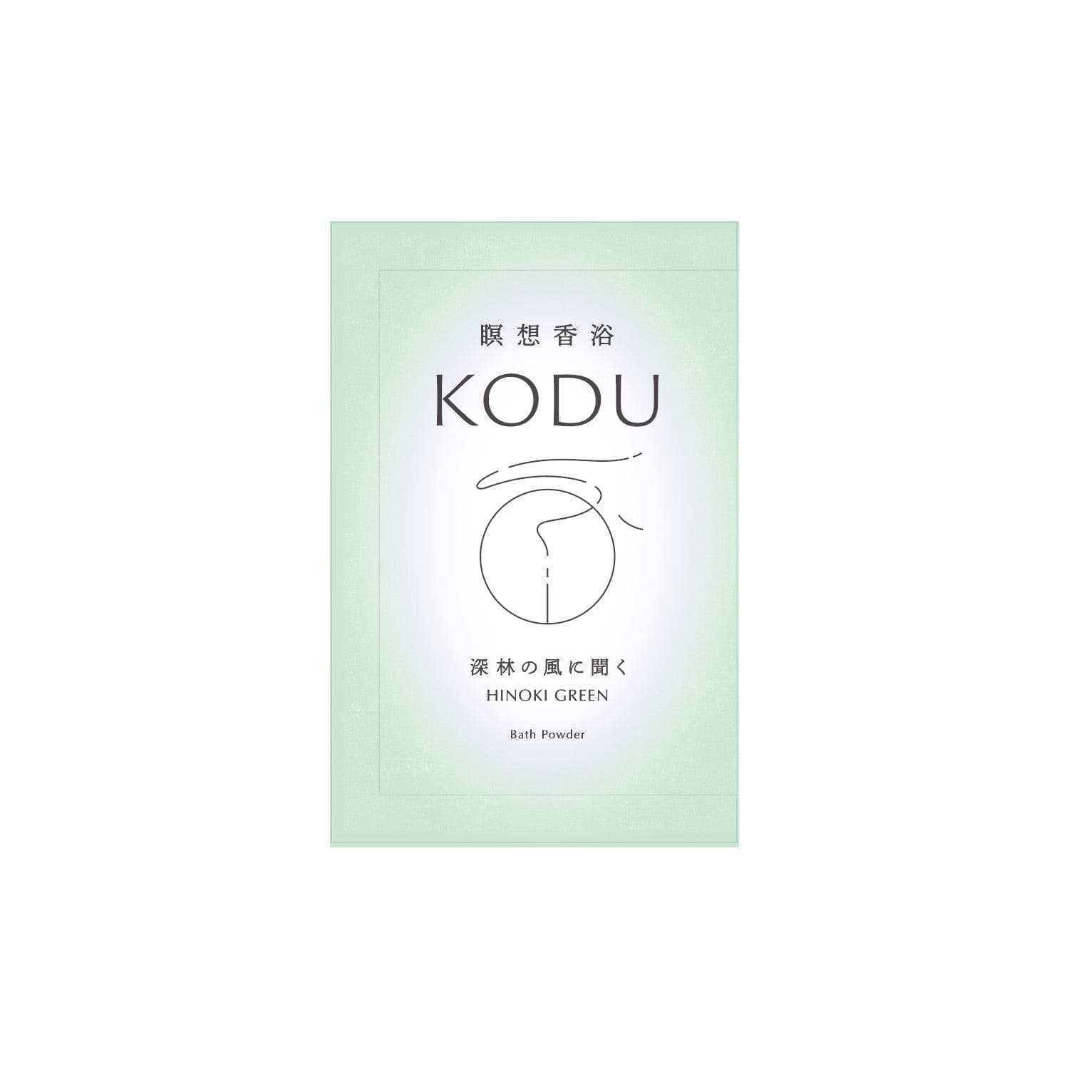 日本香堂 コデュ ヒノキグリーン バスパウダー 30G/パック（ご注文単位1パック）【直送品】