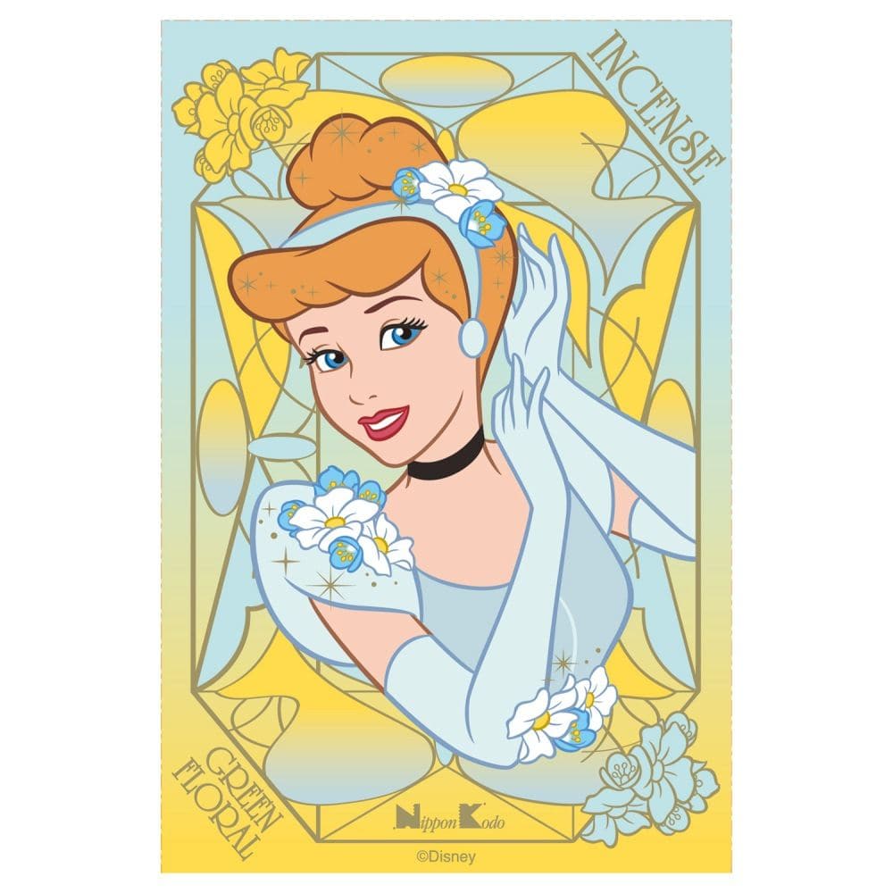 日本香堂 ディズニープリンセス インセンス グリーンフローラル 12本/パック（ご注文単位1パック）【直送品】