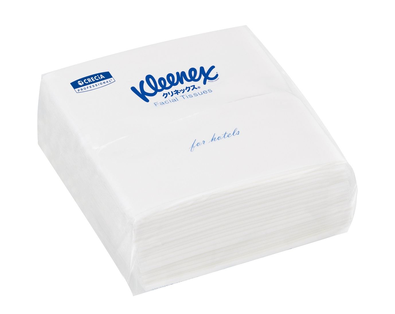 日本製紙クレシア クリネックスティシューハーフポリパック 50組/パック（ご注文単位1パック）【直送品】