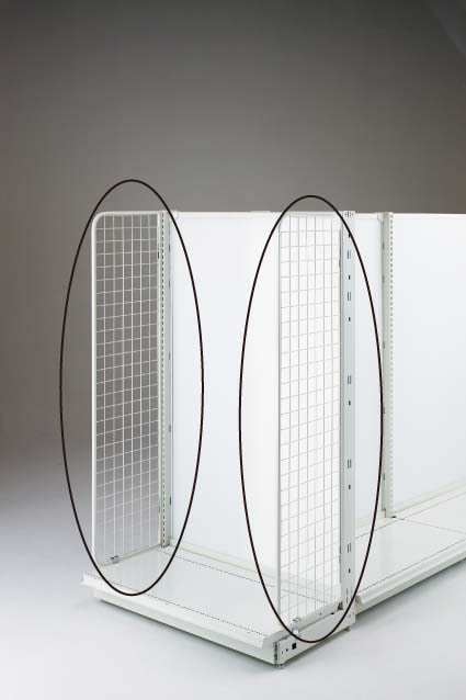 タテヤマアドバンス SX8212KZサイドネットセット450×1650 ホワイト 1枚（ご注文単位2枚) 【直送品】