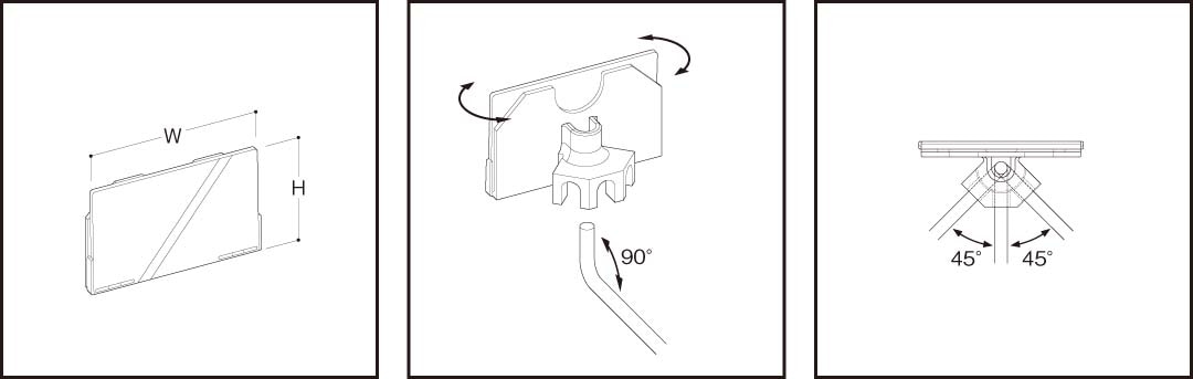 タテヤマアドバンス 035485　N）PCホルダー50×35  1個（ご注文単位10個) 【直送品】