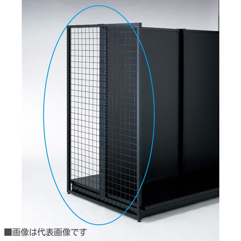 タテヤマアドバンス S88885KZエンド枠セット600×2100 オールブラック 1枚(ご注文単位1枚) 【直送品】