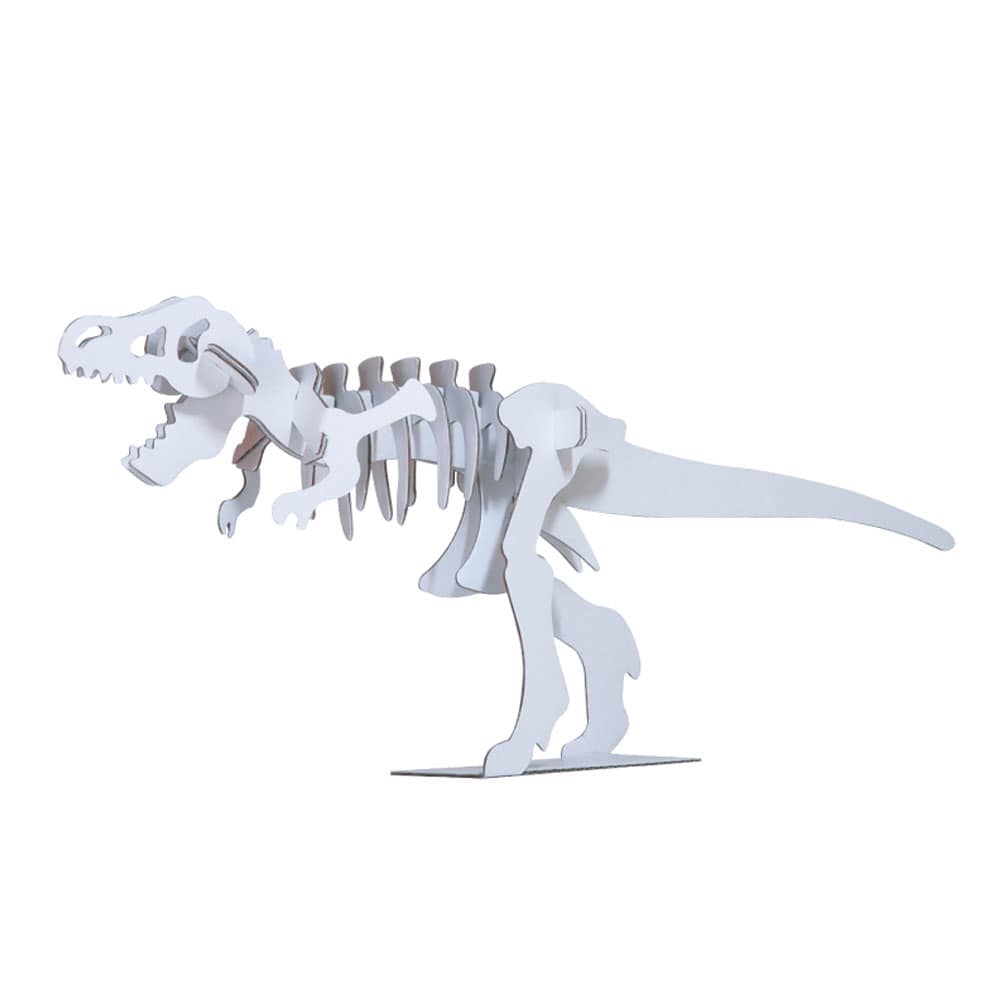 hacomo kids 恐竜シリーズ ティラノサウルス ダンボール工作キット 1セット(ご注文単位1セット)【直送品】