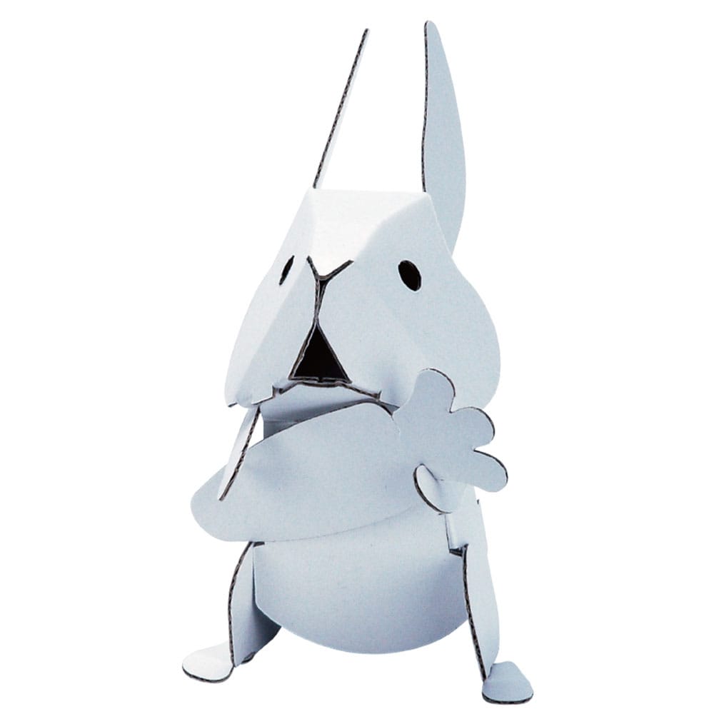 hacomo kids 動物シリーズ うさぎ ダンボール工作キット 1セット(ご注文単位1セット)【直送品】