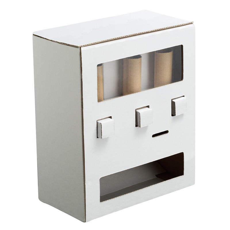 hacomo　hacomotion ハコモーション のみもの販売機 ダンボール工作キット　1セット（ご注文単位1セット）【直送品】