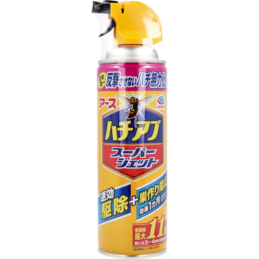 アース製薬 ハチアブスーパージェット 455mL 1個(ご注文単位1個)【直送品】
