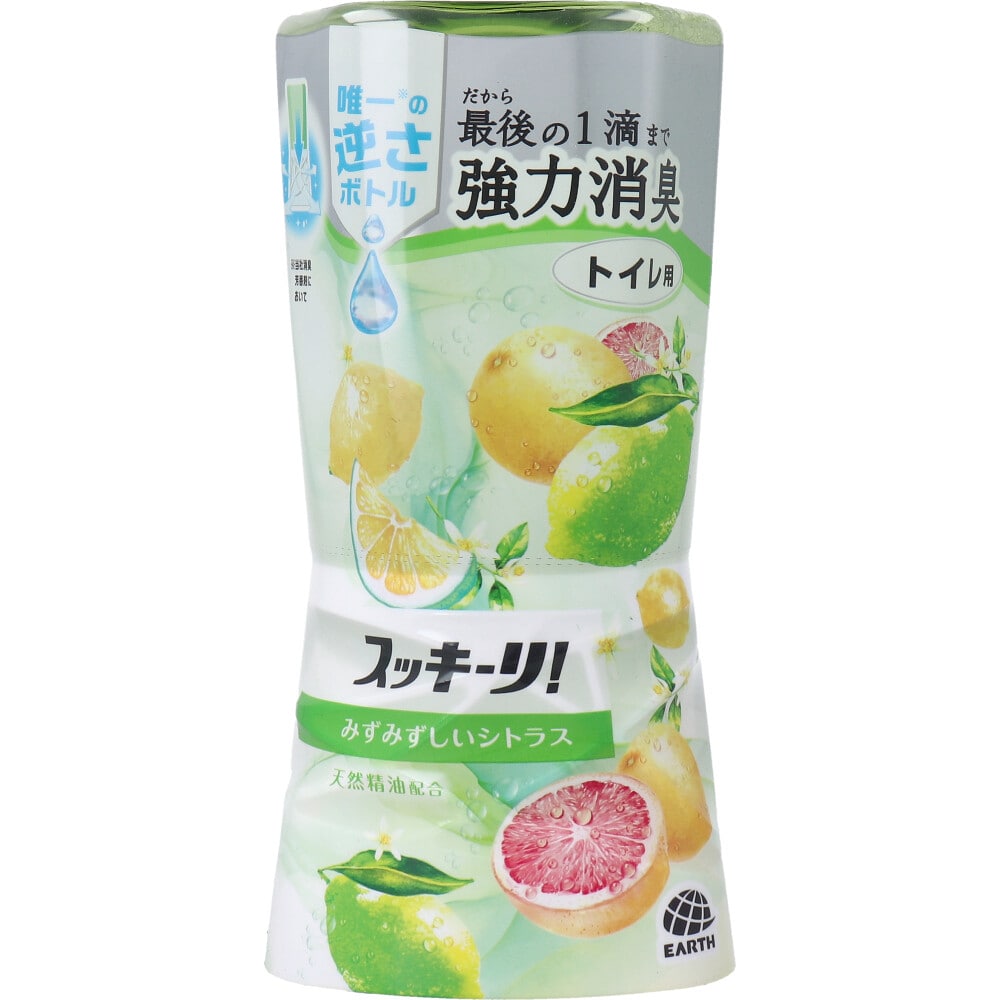 アース製薬 トイレのスッキーリ!みずみずしいシトラス 400mL 1個(ご注文単位1個)【直送品】