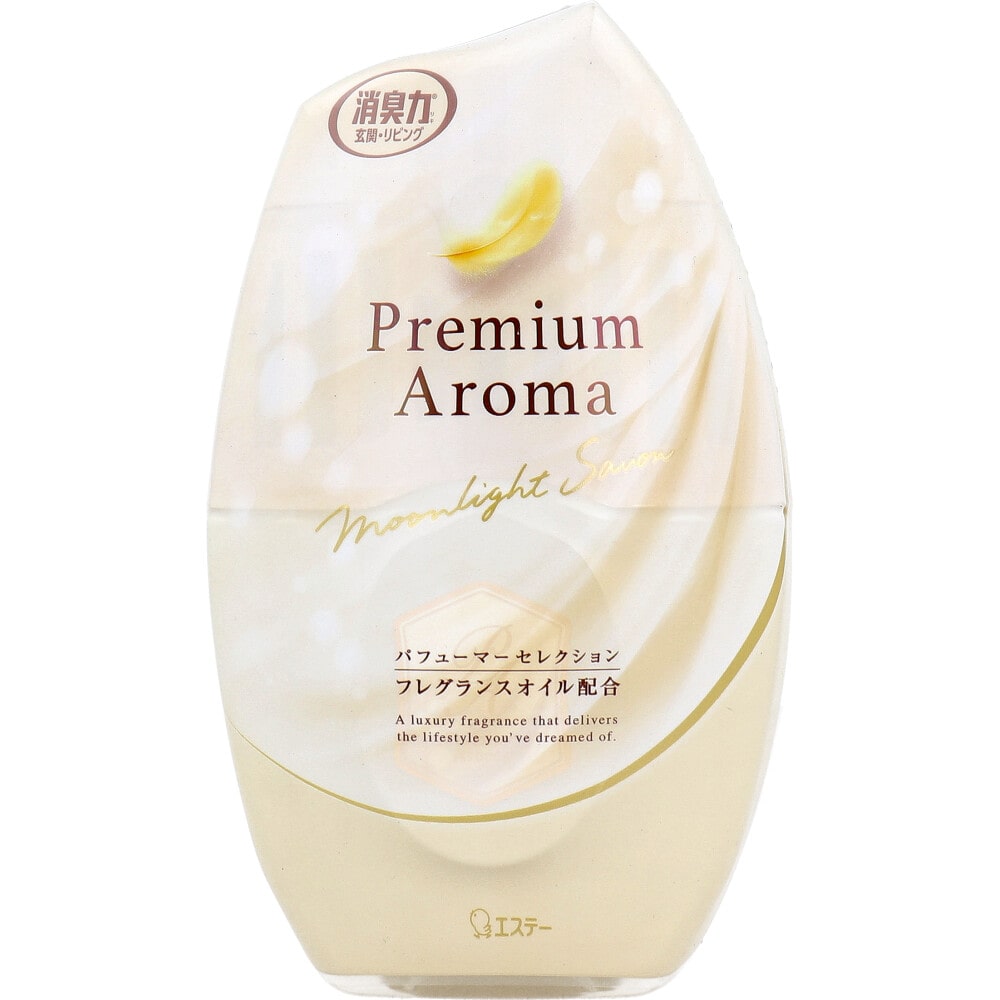 エステー お部屋の消臭力 プレミアムアロマ 玄関・リビング用 ムーンライトシャボン 400mL 1個(ご注文単位1個)【直送品】