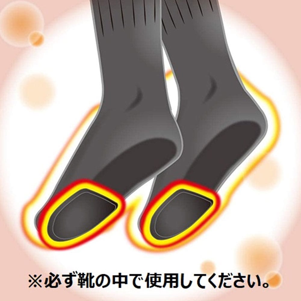 エステー 貼るオンパックス くつ下用 くつ下に貼るタイプ 黒 5足入 1パック(ご注文単位1パック)【直送品】