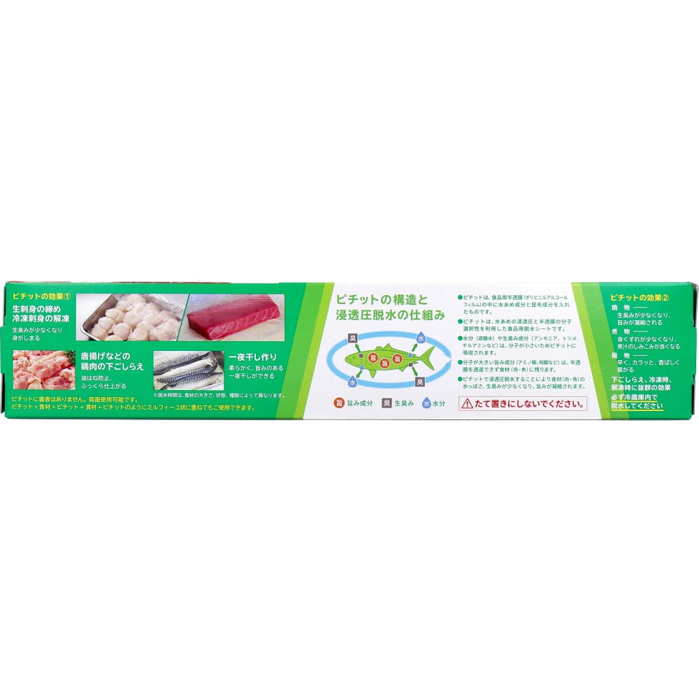 オカモト 業務用 ピチット 食品用浸透圧脱水シート レギュラー 32枚入 1パック(ご注文単位1パック)【直送品】