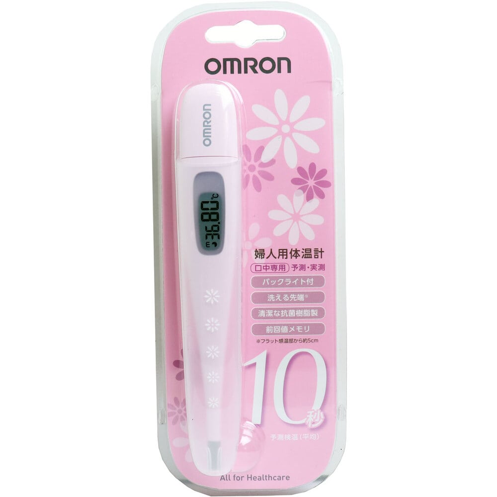オムロンヘルスケア オムロン 婦人用電子体温計 MC-6830L ピンク 1個(ご注文単位1個)【直送品】
