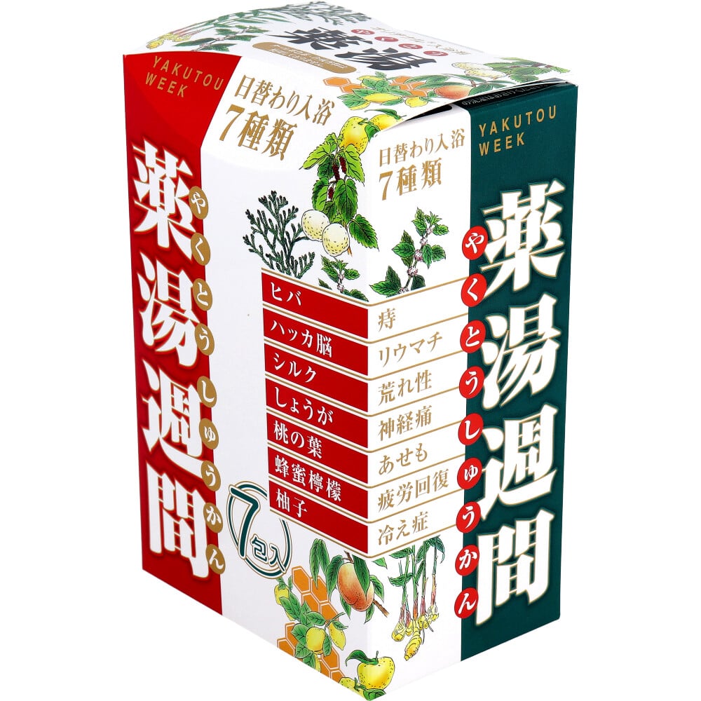 オリヂナル 薬湯週間 入浴剤 アソート 30g×7包入 1箱(ご注文単位1箱)【直送品】