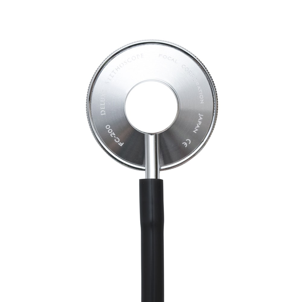 カネイシ FOCAL(フォーカル) シングルヘッド聴診器 FC-200 ブラック 1個(ご注文単位1個)【直送品】