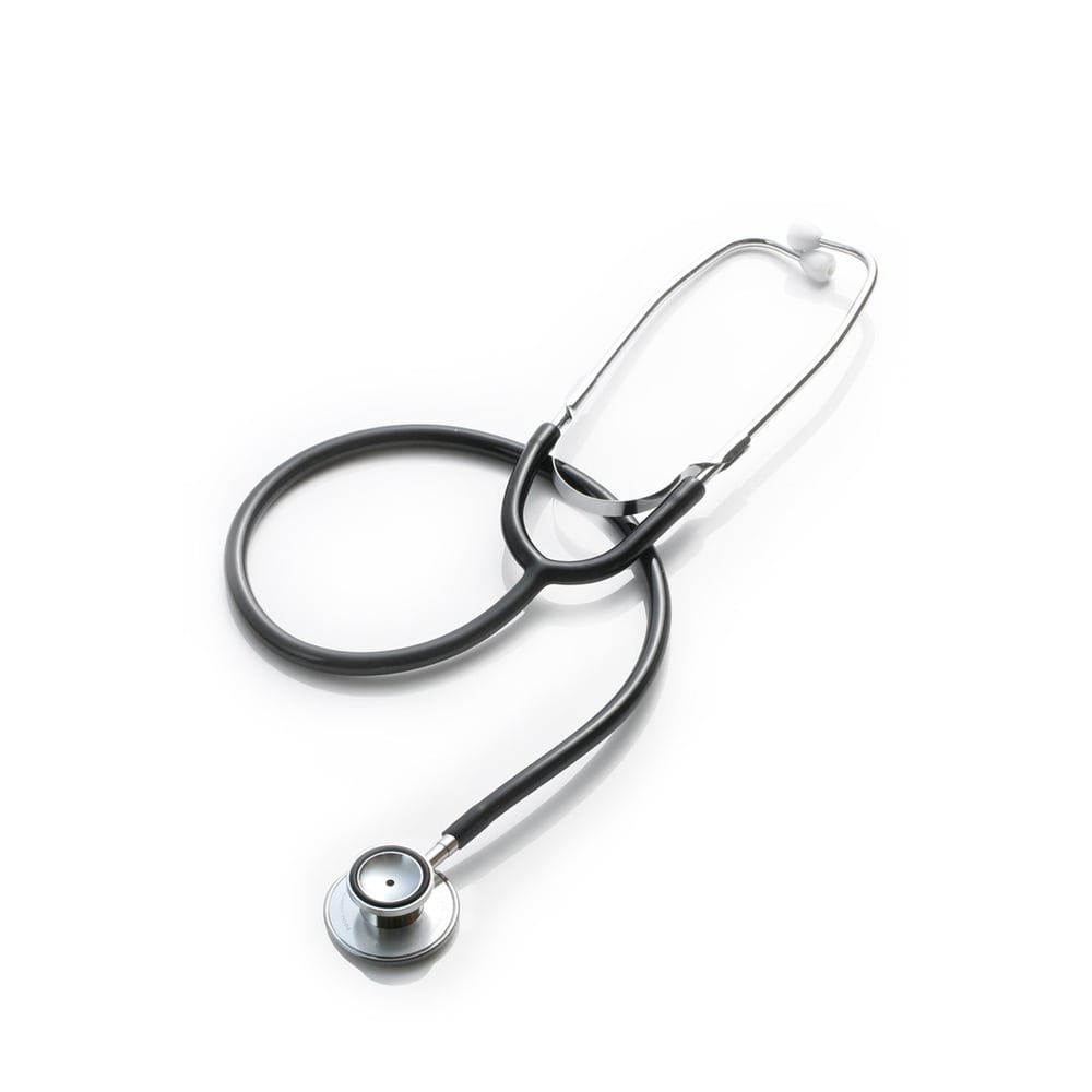 カネイシ FOCAL(フォーカル) ダブルヘッド聴診器 FC-202 ブラック 1個(ご注文単位1個)【直送品】