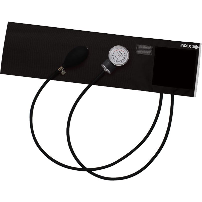 カネイシ FOCAL アネロイド血圧計 FC-100V ナイロンカフ ブラック 1個(ご注文単位1個)【直送品】