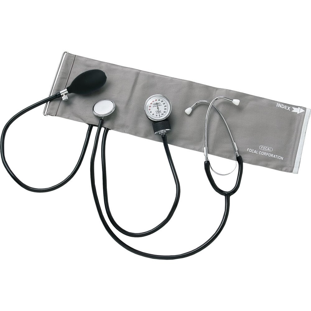 カネイシ FOCAL アネロイド血圧計 FC-101 聴診器一体型 1個(ご注文単位1個)【直送品】