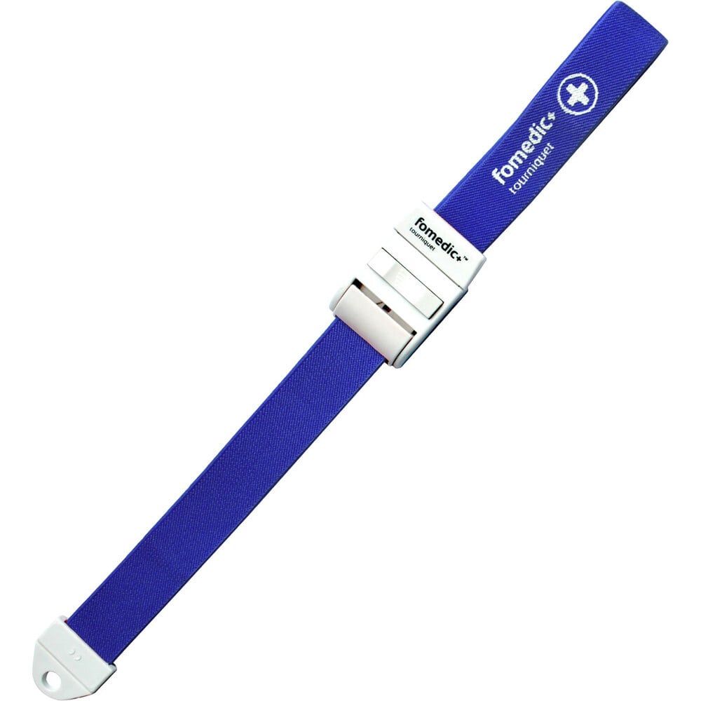 カネイシ フォーメディックプラス ワンタッチ駆血帯 CL100 ブルー 1本(ご注文単位1本)【直送品】