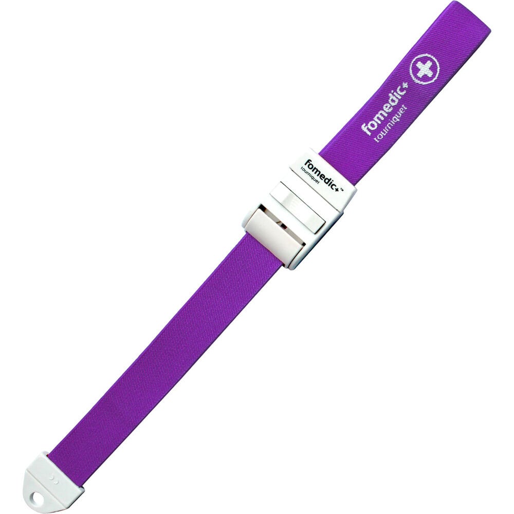 カネイシ　フォーメディックプラス ワンタッチ駆血帯 CL100 パープル　1本（ご注文単位1本）【直送品】