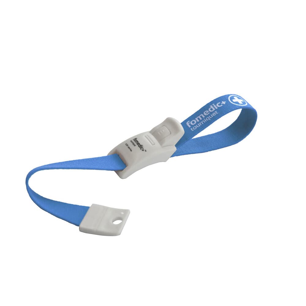 カネイシ フォーメディックプラス ラテックスフリー ワンタッチ駆血帯 CL-200 ライトブルー 1本(ご注文単位1本)【直送品】