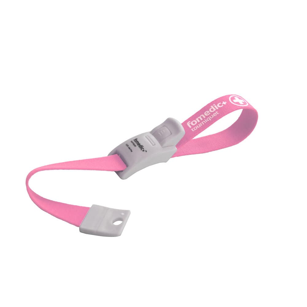 カネイシ フォーメディックプラス ラテックスフリー ワンタッチ駆血帯 CL-200 ピンク 1本(ご注文単位1本)【直送品】