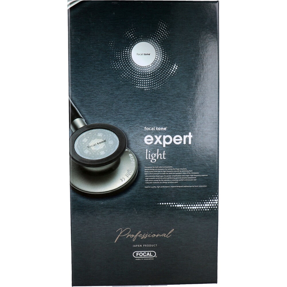 カネイシ　ライトウェイト聴診器 フォーカルトーン エキスパート ライト セイルブルー　1個（ご注文単位1個）【直送品】