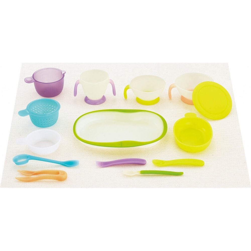 コンビ ベビーレーベル ナビゲート食器セットC 1セット(ご注文単位1セット)【直送品】