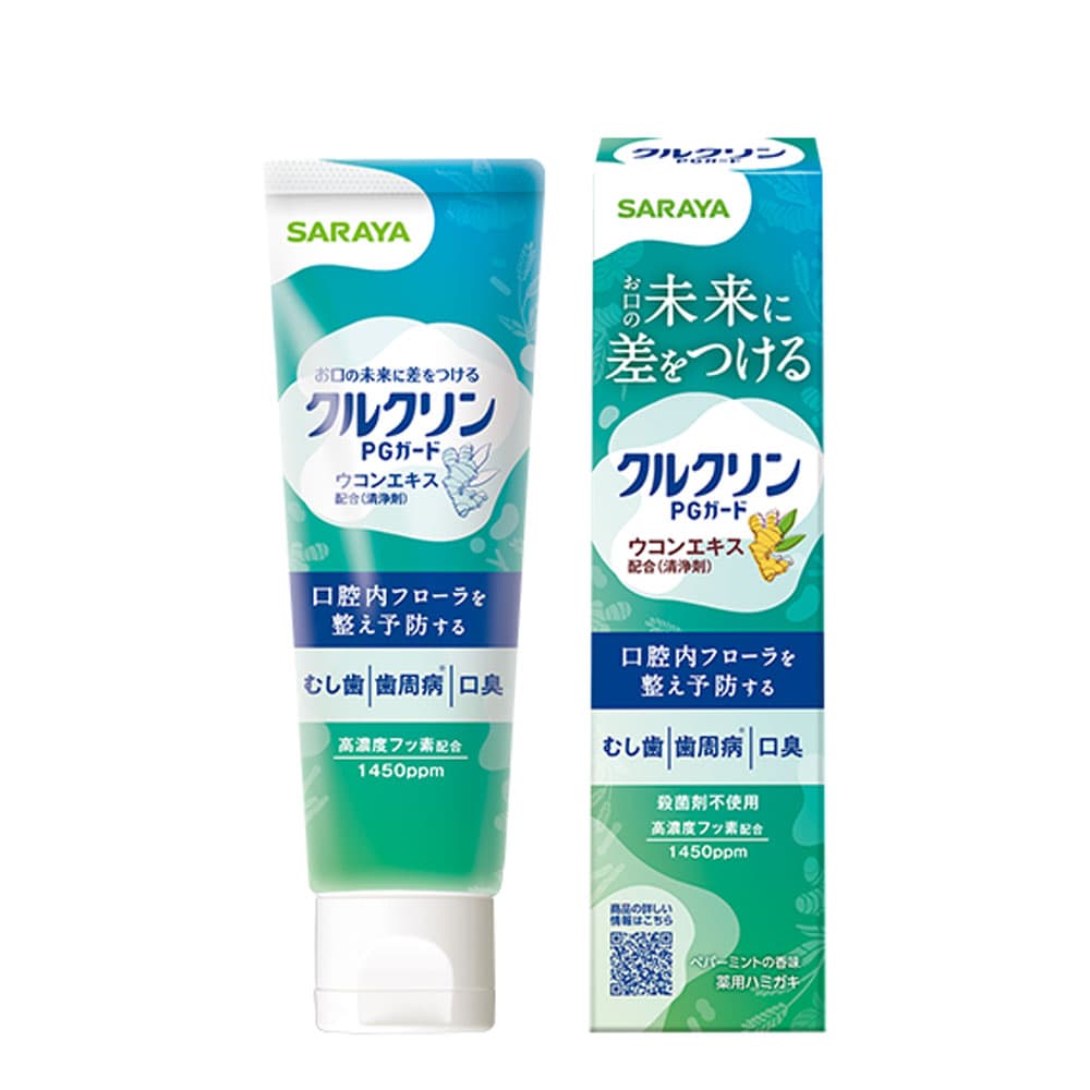 サラヤ クルクリン PGガード デンタルペースト ペパーミントの香味 90g 1個(ご注文単位1個)【直送品】