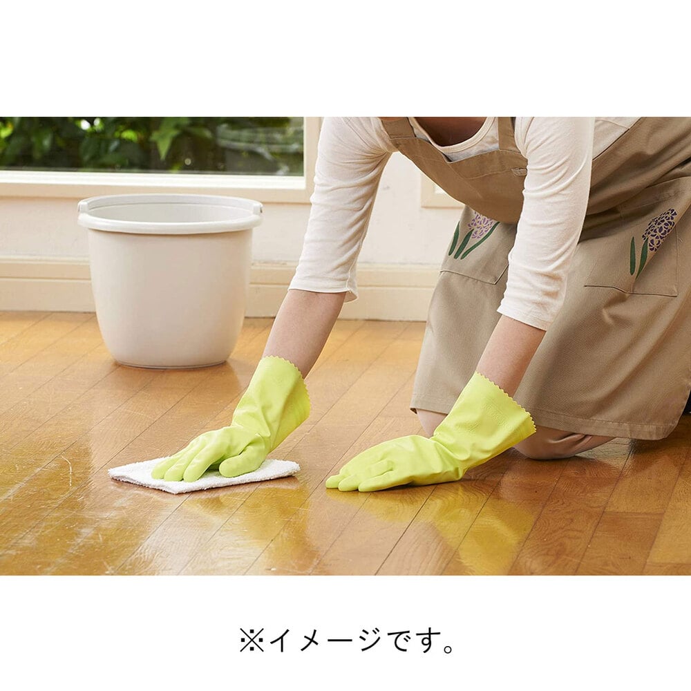 ショーワグローブ　ショーワ ナイスハンド ミュー中厚手 やわらかタイプ グリーン Lサイズ　1個（ご注文単位1個）【直送品】