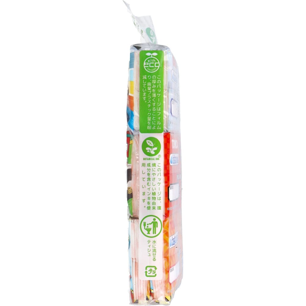 ハヤシ商事 トミカ 水に流せるプリントティシュ 16枚(8組)×6個入 1袋(ご注文単位1袋)【直送品】