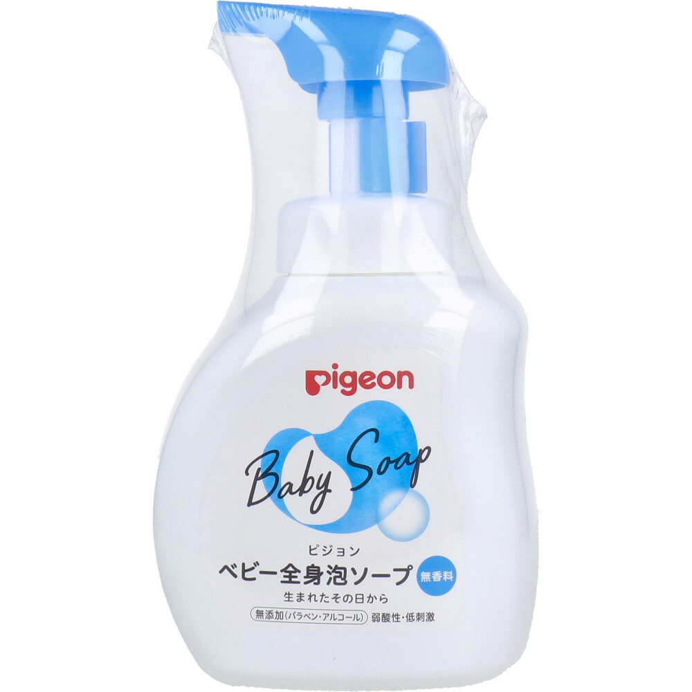 ピジョン ベビー全身泡ソープ 無香料 本体 500mL 1個(ご注文単位1個)【直送品】