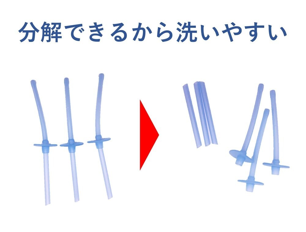 ピジョン ハビナース ストロー付カップ専用 替えストロー 3セット入 1袋(ご注文単位1袋)【直送品】