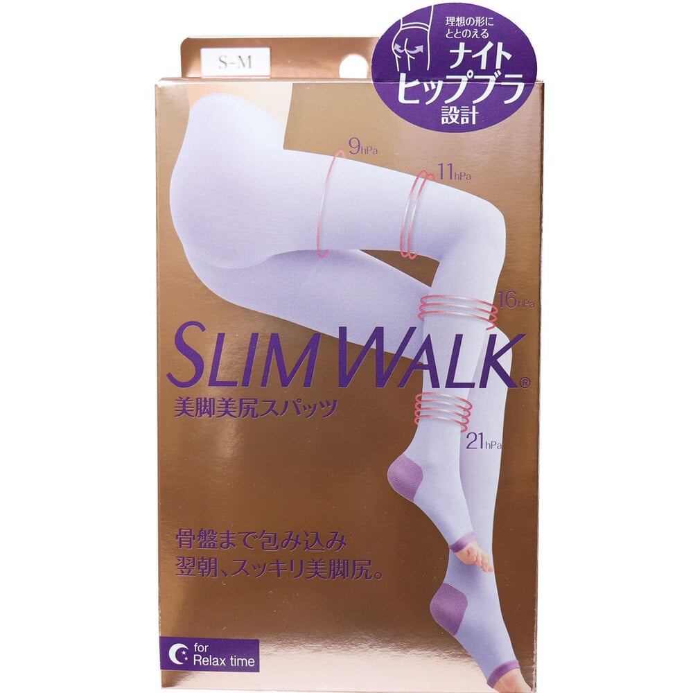ピップ スリムウォーク 美脚美尻スパッツ ラベンダー S-M 1個(ご注文単位1個)【直送品】