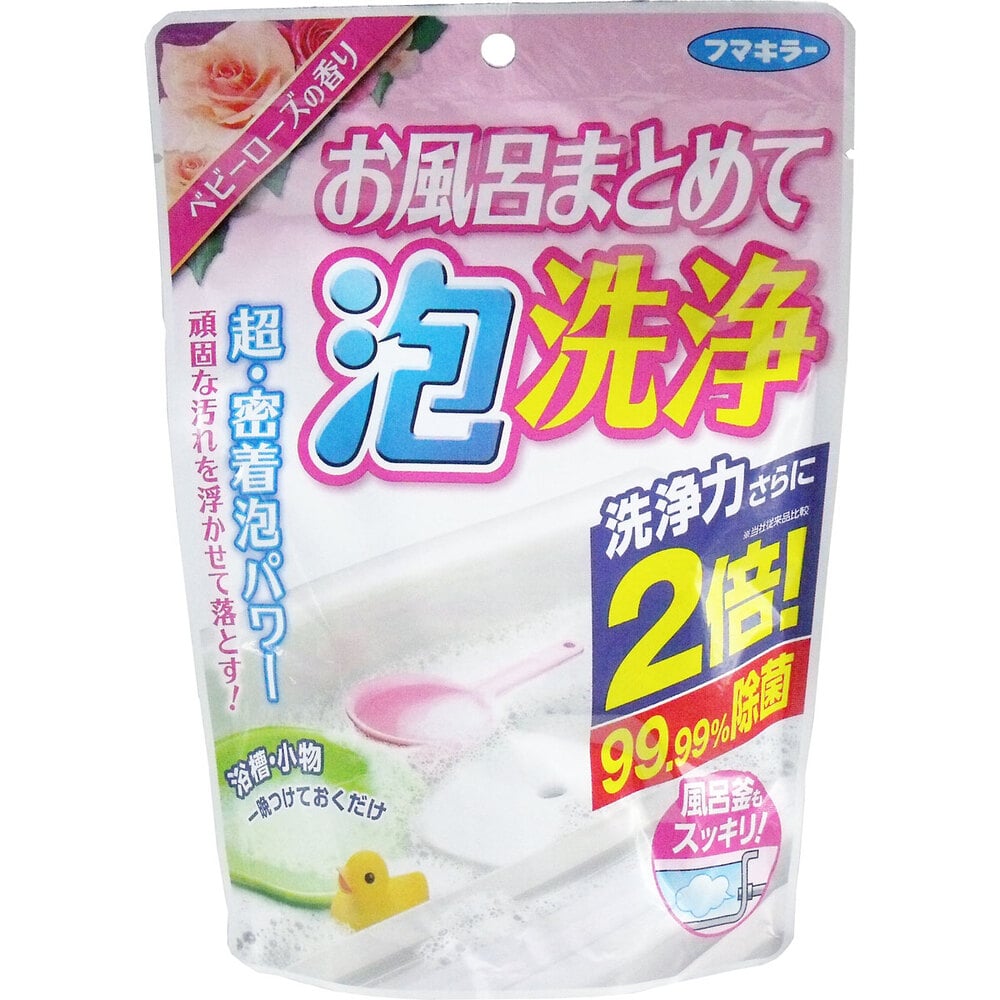 フマキラー　お風呂まとめて泡洗浄 ベビーローズの香り 230g　1個（ご注文単位1個）【直送品】