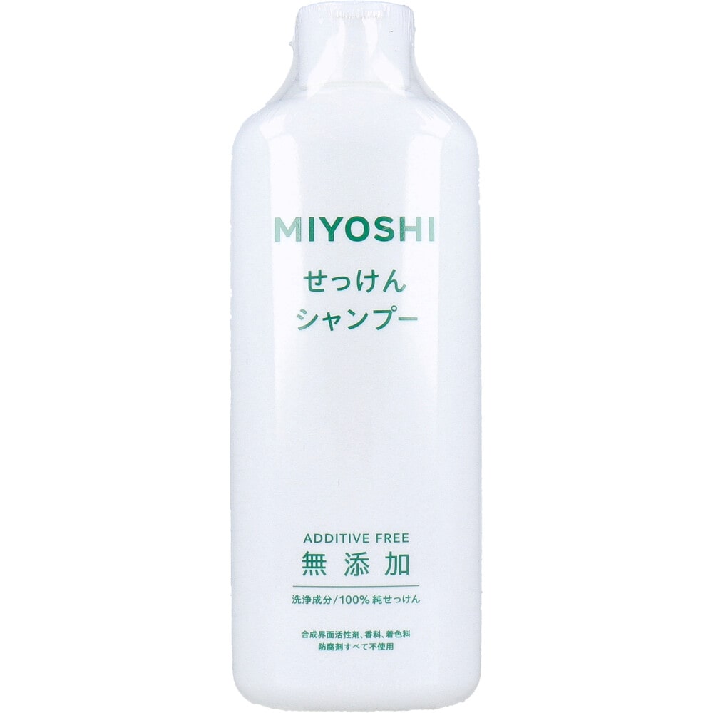 ミヨシ石鹸　無添加 せっけんシャンプー 350mL　1個（ご注文単位1個）【直送品】