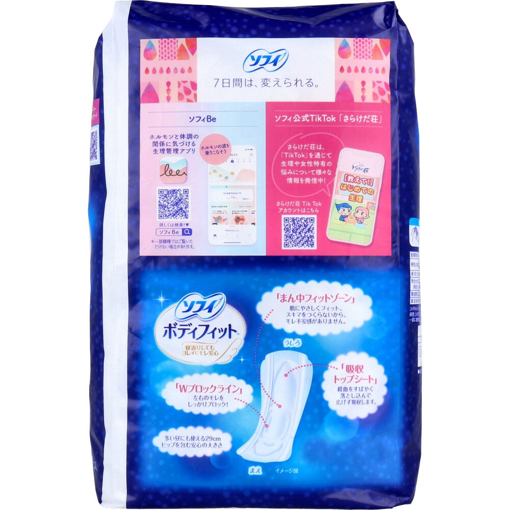 ユニ・チャーム ソフィ ボディフィット スーパーナイトガード 夜用 羽なし 20コ入 1パック(ご注文単位1パック)【直送品】