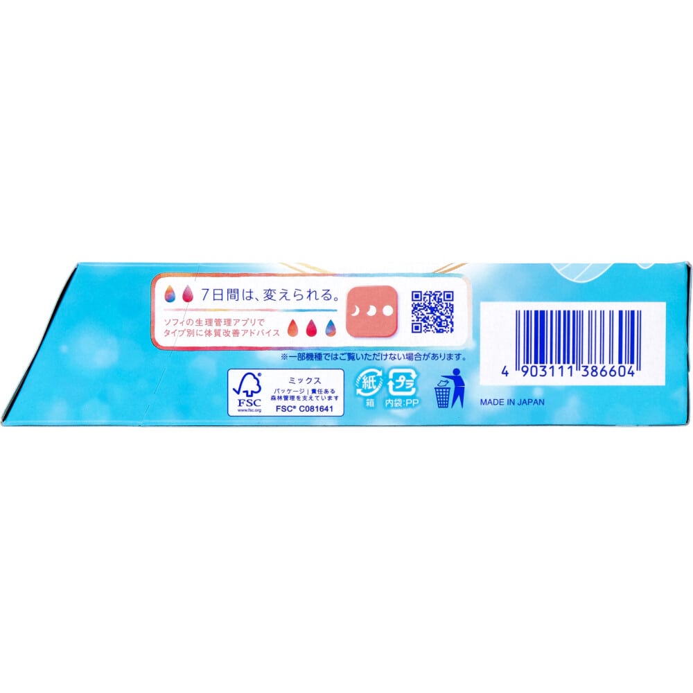 ユニ・チャーム ソフィ シンクロフィット 多い日の昼用 普通タイプ 12ピース入 1パック(ご注文単位1パック)【直送品】