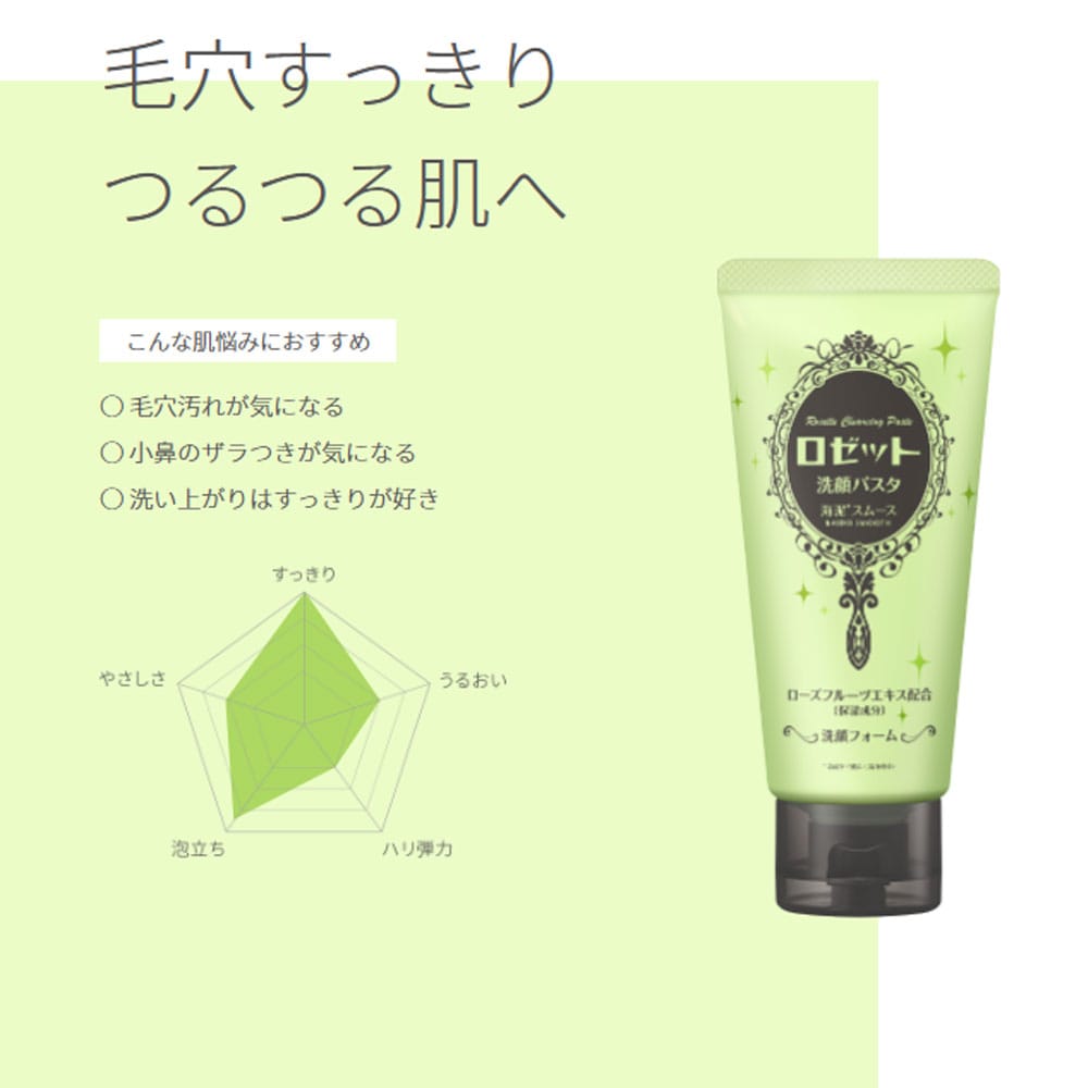 ロゼット ロゼット洗顔パスタ 海泥スムース 洗顔フォーム 120g 1個(ご注文単位1個)【直送品】