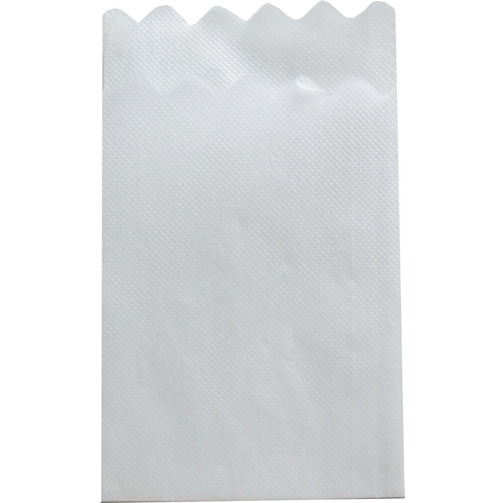 iiもの本舗 業務用 6つ折り紙ナプキン 山型 白無地 1000枚入 1パック(ご注文単位1パック)【直送品】