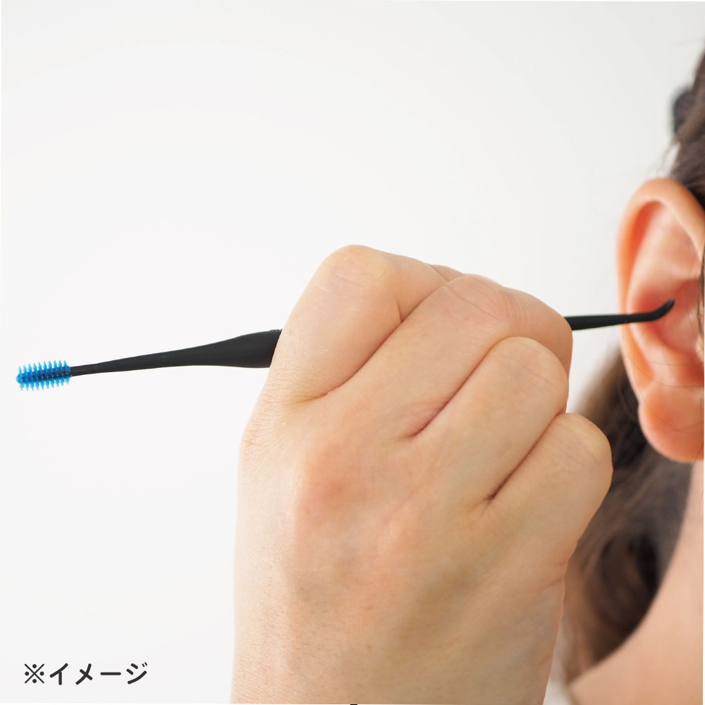 グリーンベル　お玉のような耳かき 2WAY ブルー G-2173　1個（ご注文単位1個）【直送品】