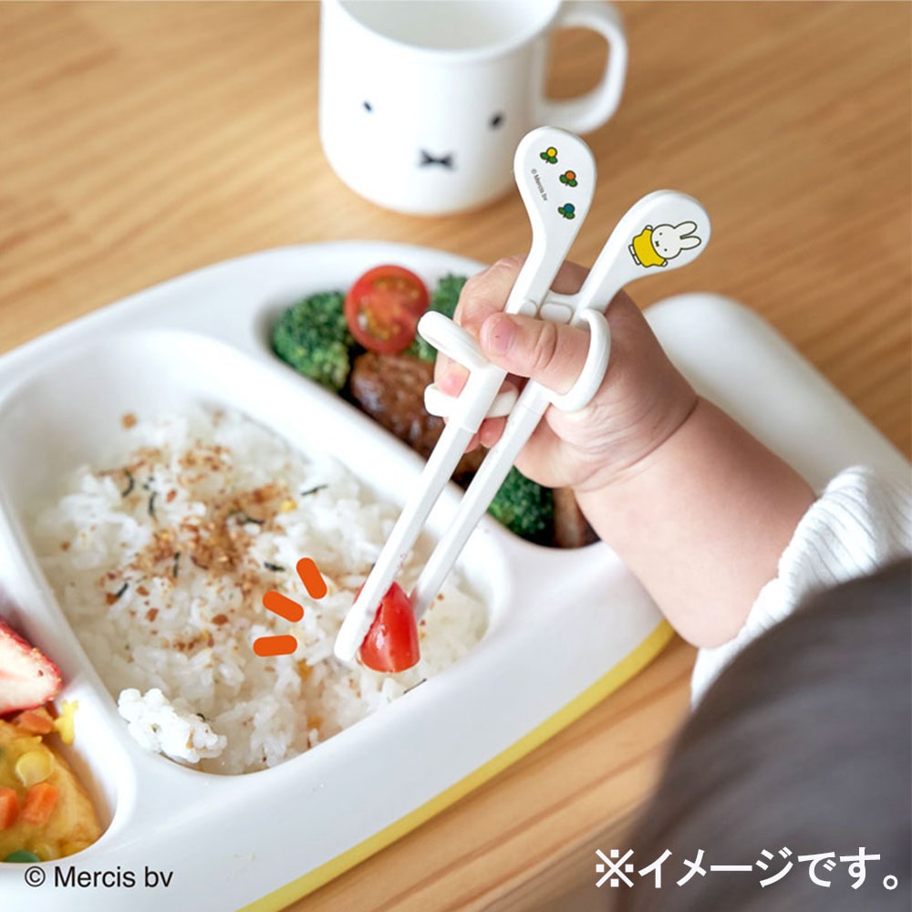 ケイジェイシー エジソンのお箸 ミニ ミッフィー 左手用 1個(ご注文単位1個)【直送品】