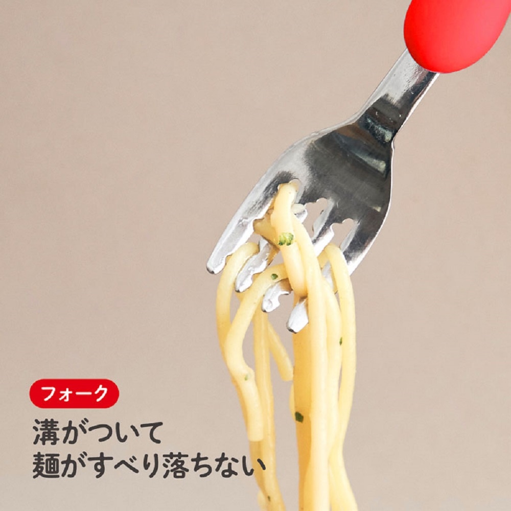 ケイジェイシー　エジソンママ フォーク＆スプーンケース付ハローキティ 1セット（ご注文単位1セット）【直送品】