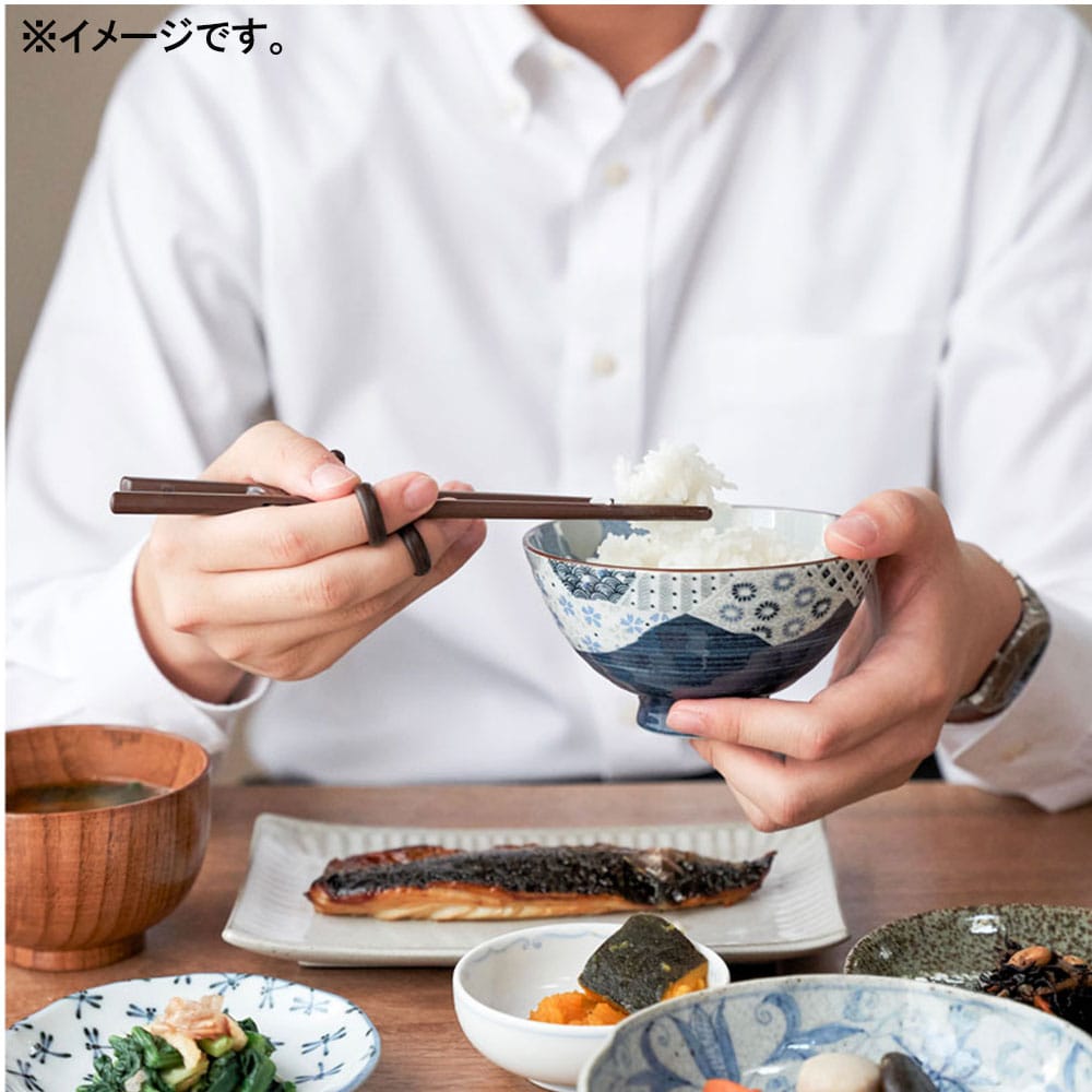 ケイジェイシー　エジソンのお箸3 ダークブラウン 右手用　1個（ご注文単位1個）【直送品】