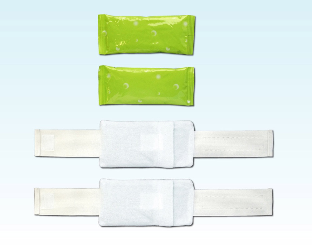 ケンユー やわらか冷感 ももアイス 太ももの冷却袋 幼児・小児用 4個入 1パック(ご注文単位1パック)【直送品】